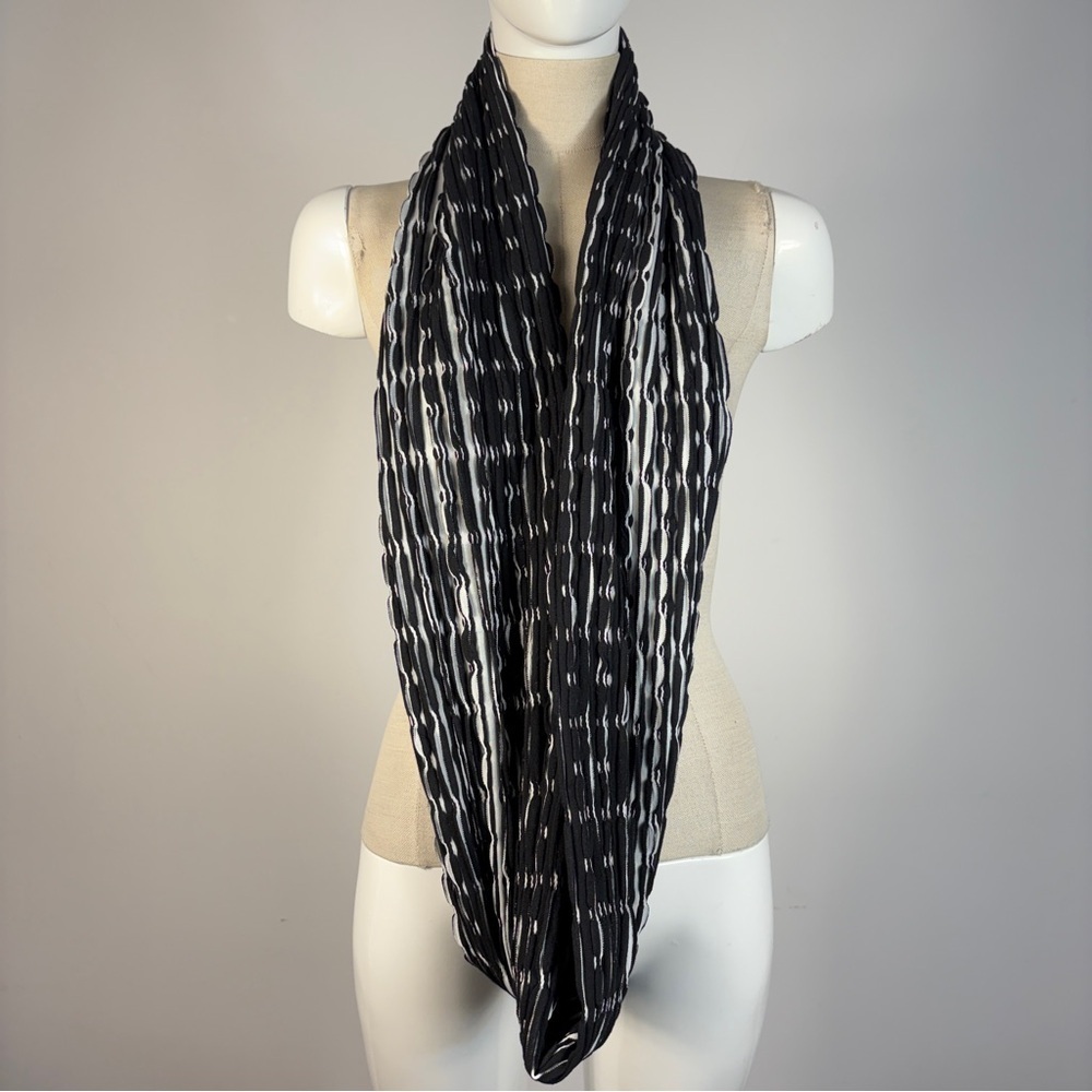 ❤️Trine Kryger Simonsen Avant Garde One Size Lagenlook Scarf Wool Cotton Blend